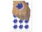 Siamese Fighting Fish Betta Splendens with Large Fins Temporary Tattoo Water Resistant Body Art Set Collection (1 Sheet)